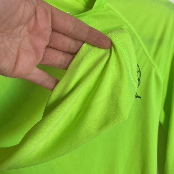 Kids lime green dinosaur undershirt. Size medium (8/10) - Picture 4 of 5